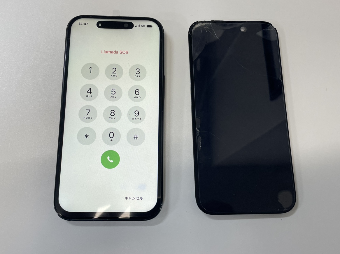 iPhone15　液晶画面交換